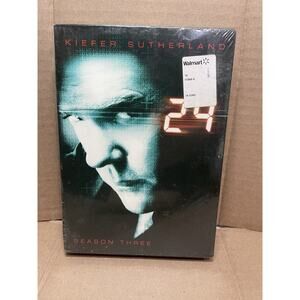 24 Season 3 DVD Box Set Kiefer Sutherland Complete Third Season New Sealed